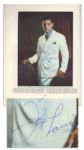 Joe Louis Signed Color Photo -- Part of 1935 Fortune Magazine Article Declaring Him the Black Moses
