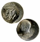 Kennedy Half Dollar Mint Error Coin -- 1978 -- Struck Off Center -- Near Fine