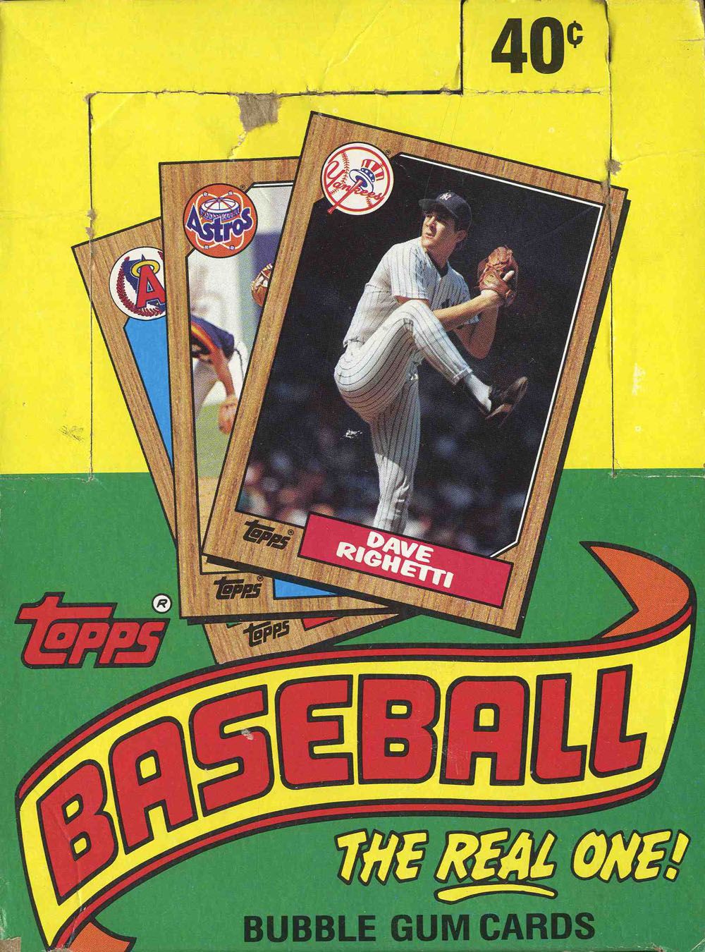 Item Detail - 1987 Topps Baseball Cards Box -- 36 Packs Per Box, 17 ...