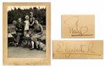 Very Special Queen Elizabeth II and Prince Philip Signed Photo -- 1954