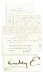 Thomas and Mina Edisons Letter to Their Daughter -- ...glad to hear that the phonograph dance music was a success. / Daddy E.
