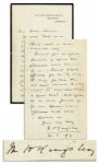African Explorer Mary Henriette Kingsley Autograph Letter Signed -- "...to make people...think about it a more reasonable way... -- 1899