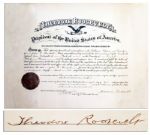 Theodore Roosevelt Presidential Appointment Signed -- 1906