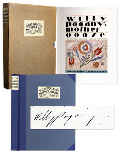 Extremely Rare Signed Edition by Willy Pogany of ''Willy Pogany's Mother Goose'' -- 1928