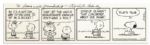 Charles Schulz Original Hand-Drawn Peanuts Strip -- Featuring Both Charlie Brown & Snoopy in a Classic Summer Scene