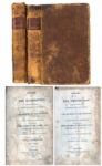 Very Scarce 1814 First Edition of History of the Expedition Lewis and Clark Account -- With Five Engraved Maps -- First Edition Account of Landmark Expedition