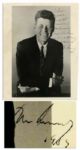 John F. Kennedy 8 x 10 Signed Photo as U.S. Senator -- Year Before He Was Elected President -- With PSA/DNA COA