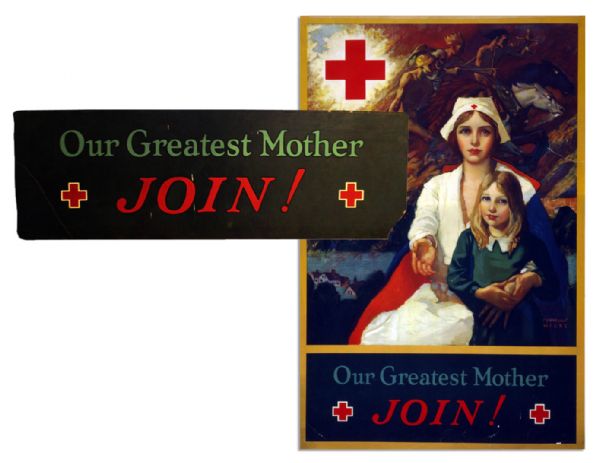 Original Artwork From a WWI American Red Cross Poster