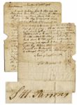 American Revolutionary General Samuel Holden Parsons Autograph Letter Signed -- ...Dr. Cogwell applied to me for the purchase of the Horseneck farm... -- 1785