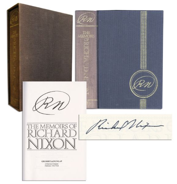 President Richard Nixon Signed Copy of ''RN: The Memoirs of Richard Nixon''