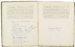 Signed First Edition of The Antarctic Book. Winter Quarters 1907-1909 -- One of Only 300 Printed, Signed by All 16 Members of Shacketons Shore Party