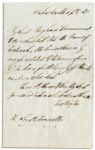 Duke of Wellington 1851 Autograph Letter Signed
