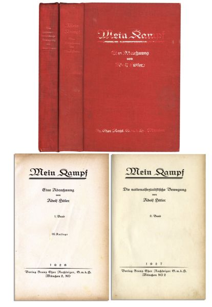 Early Edition of Adolf Hitler's ''Mein Kampf''
