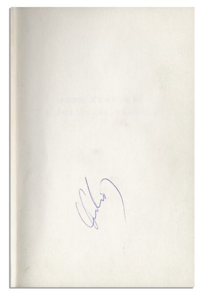 John F. Kennedy Signed Biography -- Rare Title Signed by the President -- With PSA/DNA COA