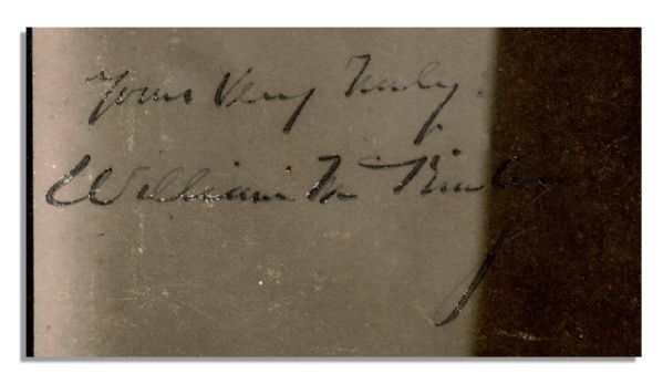 William McKinley Signed 12'' x 19'' Photo  