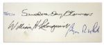 Rehnquist Supreme Court Signed Photo -- All Nine Justices Sign Including William Rehnquist, Sandra Day O'Connor & Thurgood Marshall -- 19.25'' x 16.25''