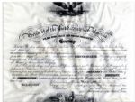 William Taft Signed Naval Document as President