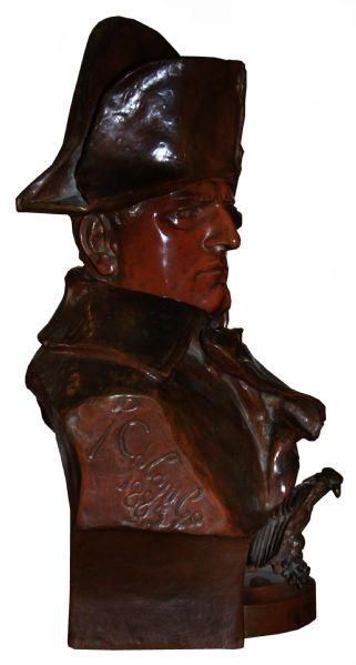 Renzo Colombo Bronze Bust of Napoleon -- 1885
