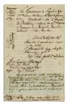 Comte Gentil St. Alphonse 1815 Document Signed -- General de Brigade Who Served Under Both Napoleon & Louis XVIII After Napoleon's Exile
