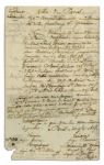 Comte Gentil St. Alphonse 1815 Document Signed -- General de Brigade Who Served Under Both Napoleon & Louis XVIII After Napoleon's Exile