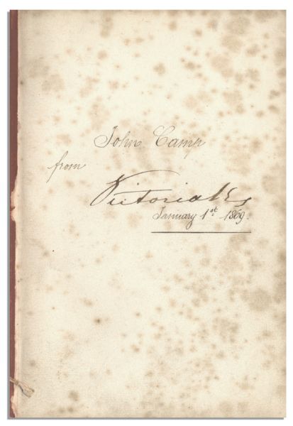 Queen Victoria Signed Memoirs -- Scarce