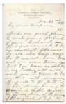 Extremely Scarce Mathew Brady Autograph Letter Signed With Photographic Content and Praising His Own Work as ''Genius''