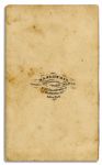 Signed Robert E. Lee CDV -- With Brady Backstamp