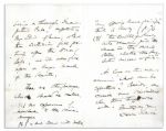 Charles Sumner 1863 Autograph Letter Signed as Senator -- Regarding Slavery & a Detailed Critique of the Confiscation Act -- ''...No expression of harshness to the slavemongers...''