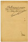 1928 Document Signed by Benito Mussolini & Vittorio Emanuele III -- Measures 9.5'' x 14.5''
