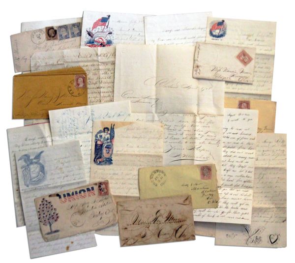 Ten Civil War Letters From Soldier in 134th Pennsylvania -- ''...we went five miles to stop Jackson. We are in six miles from him and their is nothing but roaring of the canon all day & nite...''