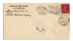 Wiley Post & Harold Gatty Signed Postal Cover -- Commemorating First Round the World Flight -- With PSA/DNA COA