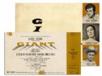 Scarce Ticket to Giant Premiere -- James Deans Last Film -- With Liz Taylor, Rock Hudson