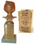 Golden Globe Awarded to Rosalind Russell for Best Actress in a Musical or Comedy -- 1961s A Majority of One -- Scarce