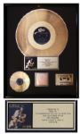 Stevie Ray Vaughan and Double Trouble Gold RIAA Award for Live Alive