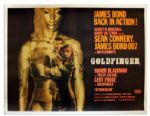 Original James Bond 1964 "Goldfinger" Poster