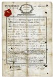 Napoleonic General Henri Fulque-dOraison Document Signed 