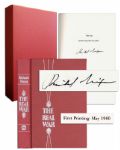 Richard Nixon Signed The Real War Hardcover With Slipcase