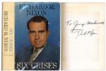 Richard Nixon Six Crises First Edition Signed