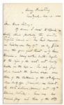 Fantastic William Sherman Autograph Letter Signed -- Sherman Details the Assault on Vicksburg -- ...You know how sometimes these halucinations [sic] take possession of individual soldiers...
