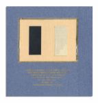 Limited Edition of ''Skyward'' Signed by Admiral Richard Byrd -- Includes Fabric from His Actual Aircraft