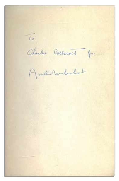 Amelia Earhart Signed First Edition of ''20 hrs. 40 min.'' -- 1928