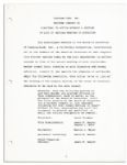 Legendary Jazz Singer Sarah Vaughan Contracts Signed
