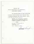 Legendary Jazz Singer Sarah Vaughan Contracts Signed