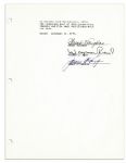 Legendary Jazz Singer Sarah Vaughan Contracts Signed
