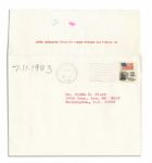 Dr. Seuss Autograph Letter Signed on ''Cat in the Hat'' Stationery -- Seuss Writes in Clever ''Thought Bubbles''