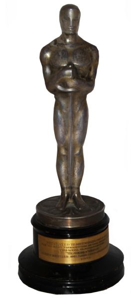 Oscar Statue Awarded to MGM for the 1943 Film Heavenly Music