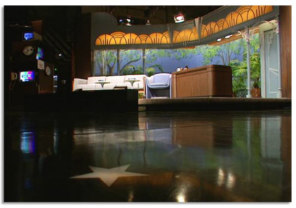 Johnny Carson Mark from ''The Tonight Show'' Set -- Outstanding Piece of Television History