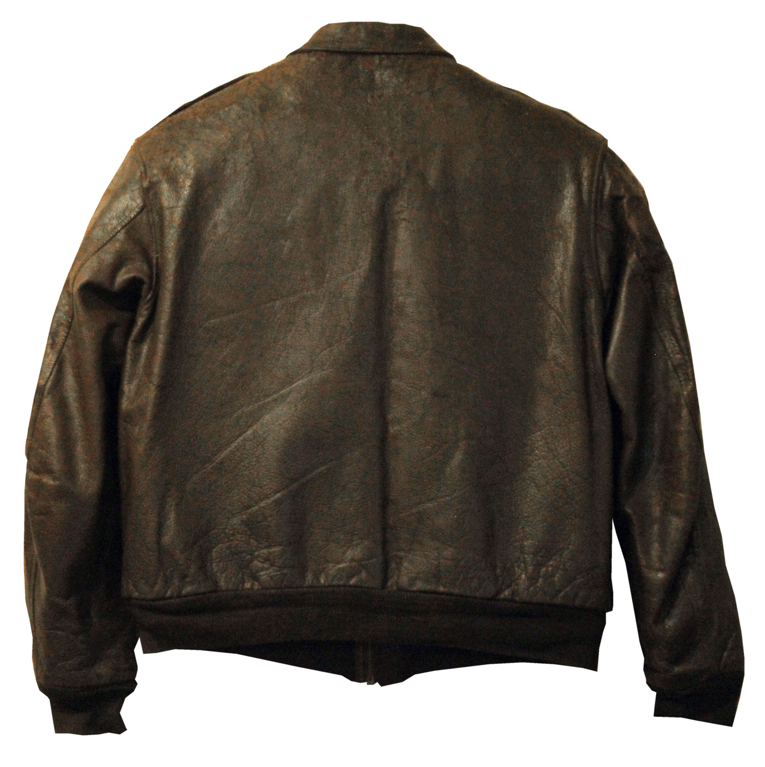 Lot Detail - Clark Gable Leather Flight Jacket From the U.S. Army Corps