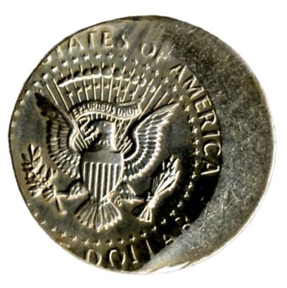 Kennedy Half Dollar Mint Error Coin -- 1978 -- Struck Off Center -- Near Fine