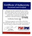 Rare Leo Durocher Single Signed Baseball -- ''Leo the Lip'' Signs on the Sweet Spot -- With PSA/DNA COA